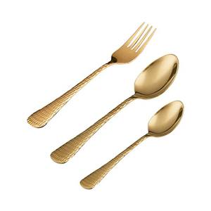 Unique Stainless Steel <b>Gold</b> Plated Serving Fork Long Handle Salad Server Spoon with Hot Sale Premium Design Handle Salad Server - Product Image 4
