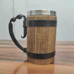 Taza de madera restaurante calidad taza de madera superventas gran capacidad personalizable tamaño taza de madera para café - Product Image 1