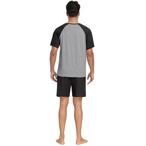 Camiseta de alta calidad, conjunto de pantalones cortos, conjunto doble de dos piezas, camiseta personalizada de verano y primavera, conjunto de pantalones cortos para hombre - Product Image 2