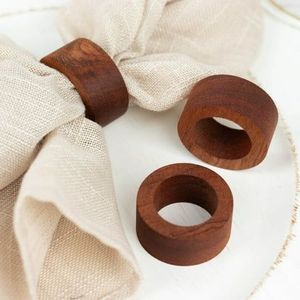 Handmade Wooden Napkin Ring With Luxury Classic Design <b>Round</b> Shape <b>for</b> Wedding Party <b>Table</b> Decoration <b>for</b> Hotels - Product Image 2
