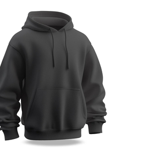 <b>Men's</b> Winter Pullover Hoodie Customizable Plain Dyed Cotton Blended <b>Fleece</b> Pocket Warm Lightweight Breathable Anti-Pilling Daily - Product Image 6