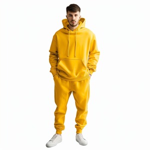 Sweat à capuche pour homme en tissu molletonné lourd, style streetwear décontracté, coupe confortable, vêtement de détente décontracté - Product Image 6