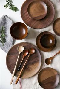 BELOW Producto hecho a mano Cuenco de utensilios de cocina de madera Productos de alta demanda Respetuoso con el medio ambiente Cuencos de cocina de madera de acacia Vajilla - Product Image 6