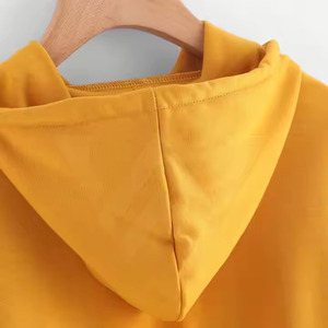 Best Selling High Quality Women's Casual <b>Crop</b> <b>Top</b> Hoodies Winter Season Polyester/Cotton Material Reasonable Price - Product Image 2