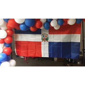 Bandera Dominicana 3x5 pies, Banderas de la República Dominicana Bordadas, Bandera Dominicana Grande Resistente para Decoración de Paredes en Exteriores - Product Image 3