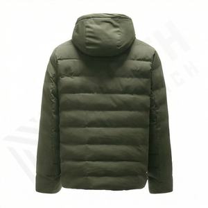 Veste d'hiver matelassée de qualité personnalisée pour homme, nouveau style, imperméable, épaisse, chaude, à capuche, écologique, séchage rapide, parka thermique, vêtements d'extérieur - Product Image 2