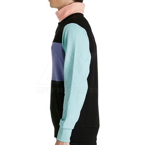 Sudadera de Invierno para Hombre de Alta Calidad con Media Cremallera, 100% Algodón, Cuello con Capucha, Transpirable, Venta al por Mayor OEM, Manga Larga - Product Image 3