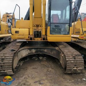 Excavatrice sur chenilles Komatsu PC220-7 d'occasion de haute qualité, vente chaude avec moteur et composants de pompe principaux - Product Image 3