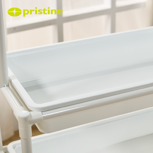 Porte-pantalons suspendu OEM Cintres pour maison moderne Rangement organisateur de linge Taiwan Fabricant de meubles de maison avec 3 bacs - Product Image 4