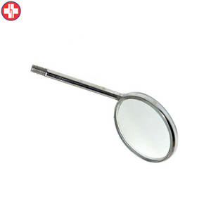 <b>Mouth</b> Mirror No.3 with Hexagonal Handle 12 pcs Box Plain Surface Dental Mirrors - Product Image 6