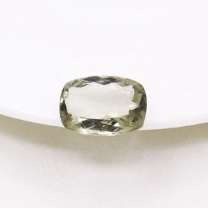 พลอยอะมีทิสต์สีเขียวธรรมชาติทรงคุชชั่นคุณภาพสูง ได้รับการรับรองจาก GIA สำหรับทำเครื่องประดับ เหมาะสำหรับเป็นพลอยประจำเดือนกุมภาพันธ์ - Product Image 2