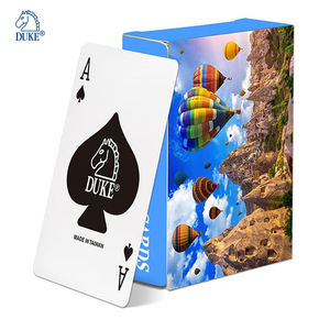 Jeu de cartes à jouer personnalisé fourni en usine, cadeau promotionnel, poker en papier souvenir - Product Image 1