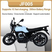 Moto électrique à charge super rapide pour la livraison et le passager72V & 60V Options de tension Taxi 200KM longue portée