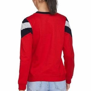 Sweat-shirts pour femmes tendance personnalisés en vente chaude, 100% polyester/coton polaire, nouveau style, motif uni imprimé pour l'hiver - Product Image 2