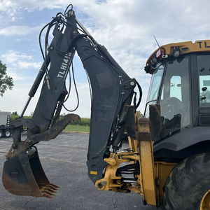 2015 Johnn Deerre 410L Tractopelle Avant et Arrière Aux Hydraulique Cabine avec AC 4x4 Extended Tractopelle Hydraulique Pouce 24 godet - Product Image 6