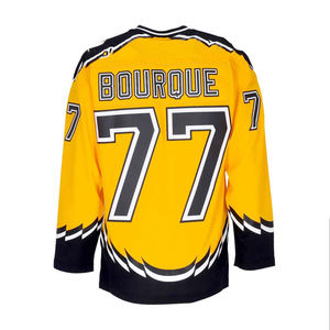 Camiseta de hockey sobre hielo por sublimación personalizada al por mayor, uniforme de equipo transpirable de secado rápido, Proveedor de Ropa de hockey a granel OEM - Product Image 2