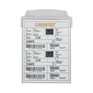 Portadocumenti con flap protettivo, magnetico, DIN A4 verticale, grigio chiaro, 4 strisce magnetiche, 10 pz / confezione. - SD4M - Product Image 1