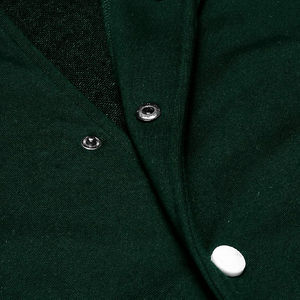 Vente en gros de veste de baseball universitaire à manches en laine personnalisée pour hommes vestes universitaires Letterman vierges respirantes avec support en toile - Product Image 5