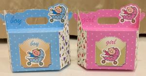 แนะนำช็อคโกแลตและขนมหวานกล่องกระดาษหรูหราสำหรับฉลองความสุขของทารกแรกเกิด - Product Image 6
