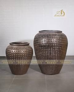 Maceta de cerámica esmaltada moderna y elegante, opción duradera para interiores/exteriores, respetuosa con el medio ambiente, para mejorar el jardín y plantar en el hogar - Product Image 1