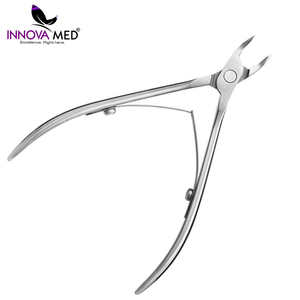Alicates de cutículas de acero inoxidable, instrumentos INNOVAMED - Product Image 3