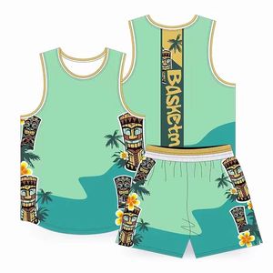 Nouvel uniforme de basket-ball d'équipe personnalisé conception personnalisée en gros de bonne qualité à séchage rapide 100% ensembles d'uniformes de basket-ball en polyester - Product Image 4