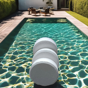 Tabletas de 200g para Piscinas, Fabricadas en Fábrica Propia, Pago T/T, Agente Auxiliar Químico - Product Image 1