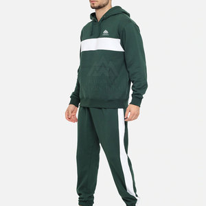 Survêtements de course légers et respirants pour hommes, séchage rapide, confortables, à col ras du cou, taille élastique, motif uni, grandes tailles, hiver - Product Image 2