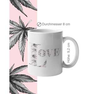 Taza de Cerámica con Diseño de Cannabis para Regalos - Product Image 1