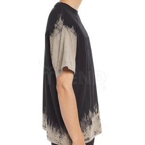 T-shirt en coton et bambou de haute qualité pour homme, logo personnalisé, imprimé streetwear, manches courtes douces, respirant, séchage rapide, haut décontracté - Product Image 3