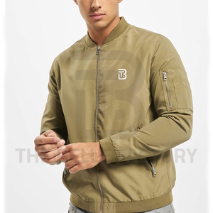 New Arrival Best Selling Custom Stand Collar Winter Bomber Jacket for Men Men's Jackets with OEM <b>Service</b> - Product Image 3