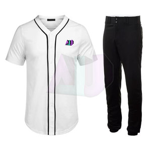 High Performance <b>Men's</b> Adult Baseball Uniform Sets Breathable Lightweight Quick Dry 100% Polyester Sportswear Comfortable Fit - Product Image 1