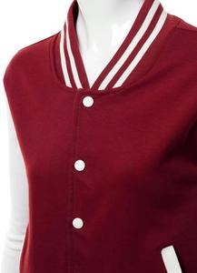 Chaqueta de mujer OEM Varsity disponible en tarifa al por mayor Logotipo de encargo chaqueta de tendencia superior transpirable Varsity - Product Image 4
