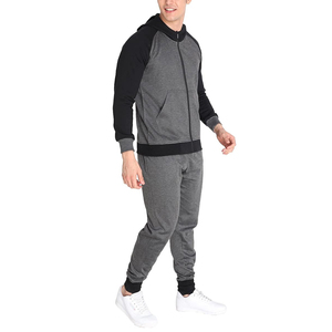 Survêtement pour homme coupe ajustée respirant Logo personnalisé vierge uni Survêtements pour homme personnalisés en vente de gros Service OEM - Product Image 6