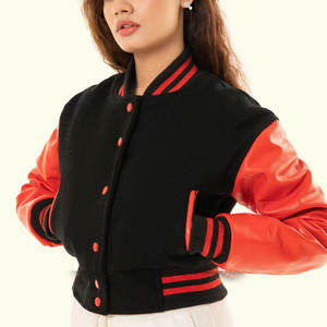 Chaquetas Varsity Cortas para Mujer, Estilo Urbano 2025, Material de Secado Rápido, Nuevo Diseño - Product Image 2