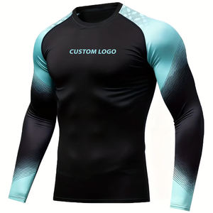 Rashguard Ligero de Primera Calidad para Entrenamiento de MMA, Diseño Sublimado, Impresión Digital, para Adultos, Ropa Deportiva - Product Image 1