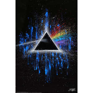 Affiche moderne Pink Floyd Dark Side Design par Stephen Fishwick pour décoration murale - Product Image 1