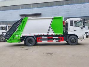 Camion compacteur de déchets DONGFENG 4x2 15cbm pour la gestion des déchets municipaux, compacteur hydraulique de déchets avec chargeur arrière, prix - Product Image 4