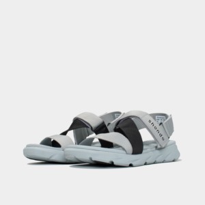 Sandalias deportivas unisex con suela gris y correas negras Diseño de correa cruzada informal Punta abierta Correa de tacón extraíble Hecho en Vietnam - Product Image 6