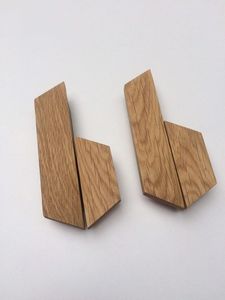 Tirador de armario de madera, Pomo de puerta de armario y tirador, tiradores de cajón de cocina, tiradores de puerta de armario para herrajes para muebles - Product Image 5