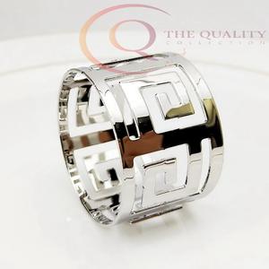 Anneaux de serviette décoratifs en aluminium, style luxueux et écologique pour les tables de mariage, les repas quotidiens et les événements spéciaux - Product Image 6