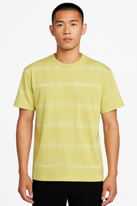 Camiseta de Alta Calidad para Hombre, Manga Corta, Lisa, Lavada al Ácido, Talla Grande, Cuello Redondo, Estilo Informal - Product Image 4