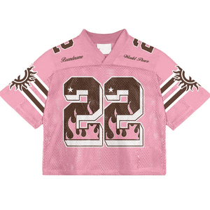 Maillot de football américain personnalisé de qualité supérieure, respirant, en maille respirante, vêtements de sport personnalisés - Product Image 6