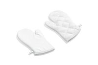 Ensemble de gants de four en toile de coton doux Gants de cuisine imprimés respirants Accessoire de cuisine résistant à la chaleur Grandes mitaines pour la vente en gros