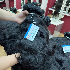 Luxury Vietnamese Human Hair Natural Wavy Bundles Unprocessed Raw Hair No <b>tangle</b> No Shedding Wholesale - Product Image 5