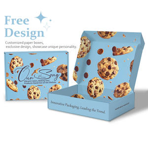 Boîtes d'emballage réutilisables les plus vendues avec logo personnalisé imprimé <span class=keywords><strong>pâte</strong></span> <span class=keywords><strong>feuilletée</strong></span> Mochi gaufre brownie cupcake cookie - Product Image 1