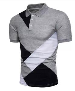 OEM 220gsm 100% algodón Unisex para camisas de punto de secado rápido que absorbe la humedad transpirable cuello camiseta a granel al por mayor personalizado - Product Image 4