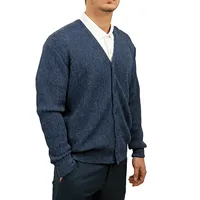 Pull à col roulé pour homme, uni, manches longues, printemps, décontracté, coupe ajustée, respirant, polyester/coton, tricot chaud