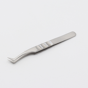 Professional Surgical Grade Anti-Static Durable Precision Stainless Steel <b>Red</b> <b>Glitter</b> Magnetic 10mm Eyelashes Tweezers Kit - Product Image 2