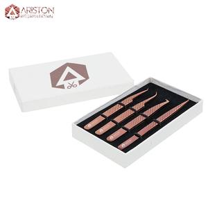 แหนบหนีบขนตาปลอมสีโรสโกลด์พร้อมตัวปรับแต่งโลโก้ตามสั่ง - Product Image 5